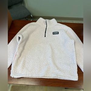 Victoria’s Secret Sherpa Half Zip Pullover